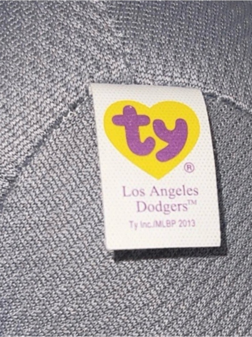 Los Angeles Dodgers MLB baseball 4.5" TY Beanie Ballz 2013 NWT - Picture 3 of 3
